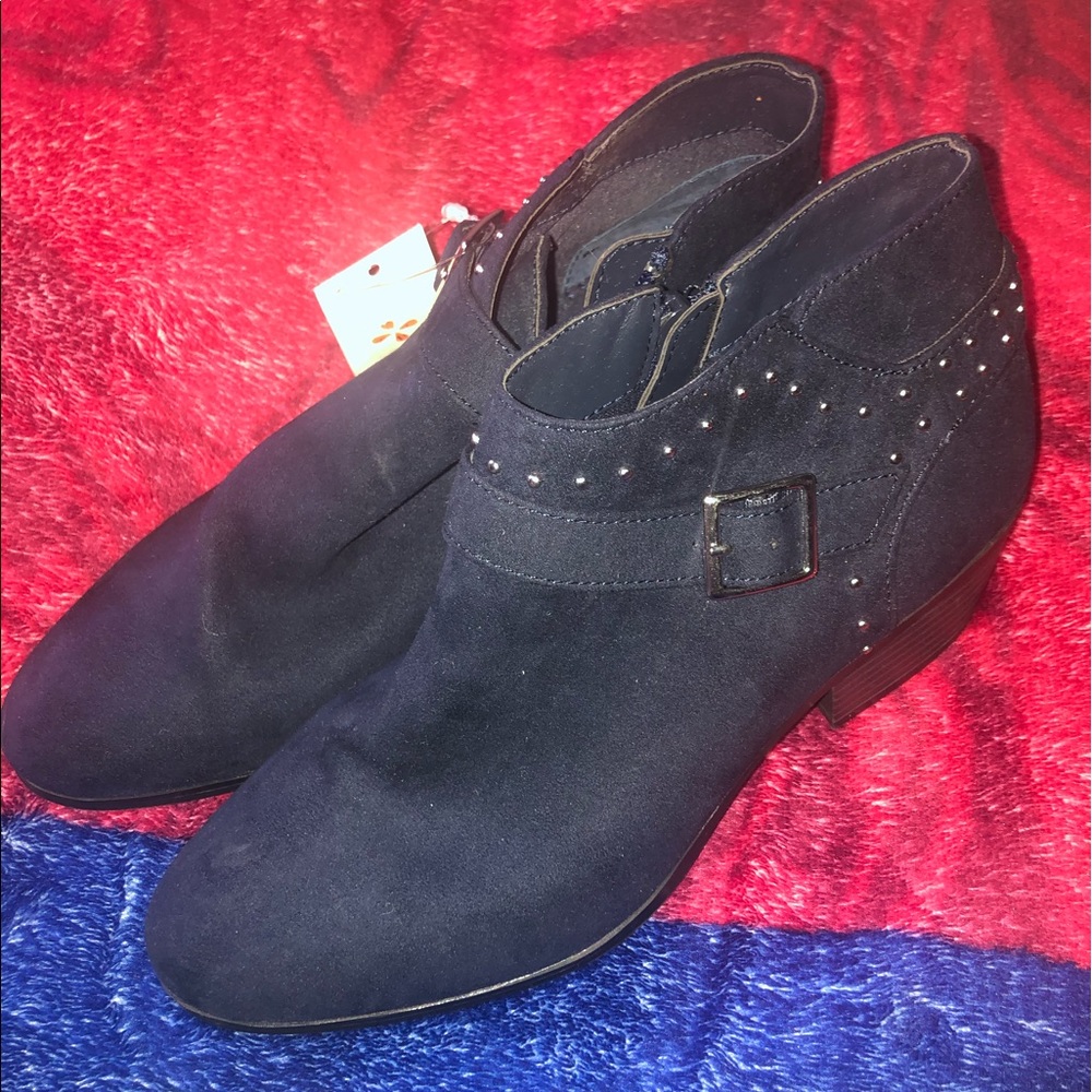Ankle Boots with Stud accent